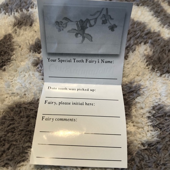 Toothfairy Box and Notecard - Picture 5 of 9